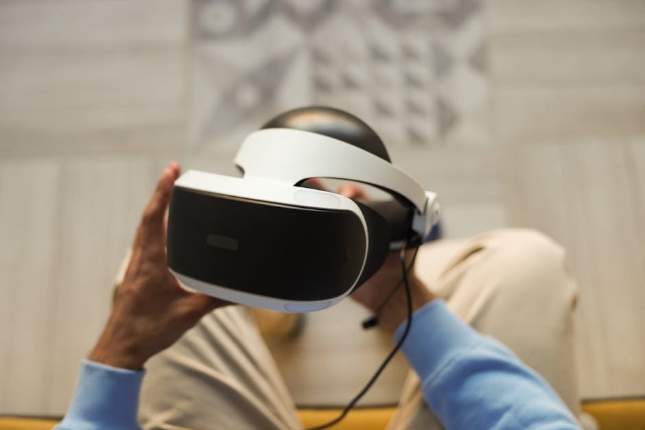 Photos gratuites de avancée, casque de réalité virtuelle, conceptuel